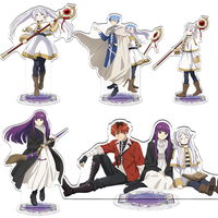 Anime Frieren: Beyond Journey's End Frieren at the Funeral Cosplay Acrylic Figure Stand Model Plate Desk Decor