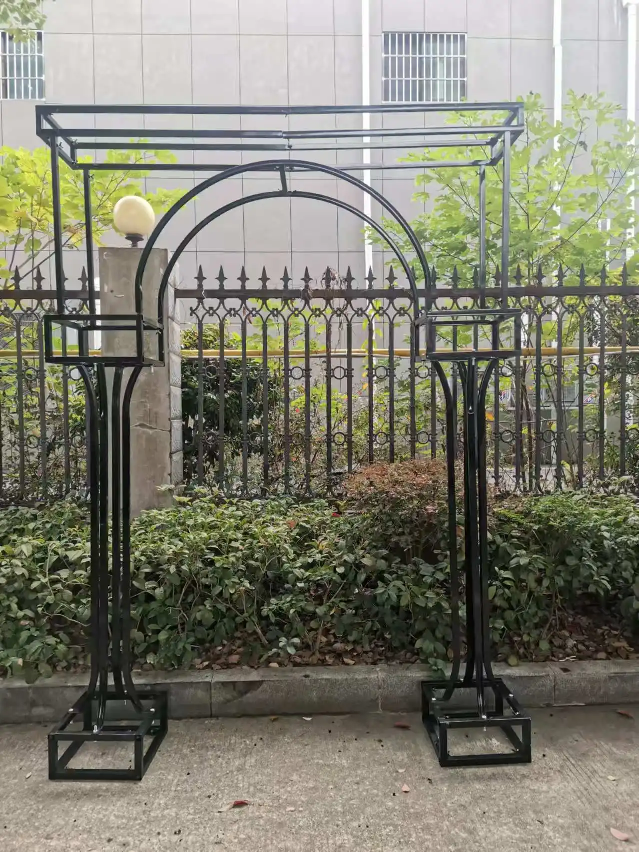 

Metal Structure Wedding Arch Ceremony Arch Backdrop Truss Arch weeding Decoration (Customizable Size)