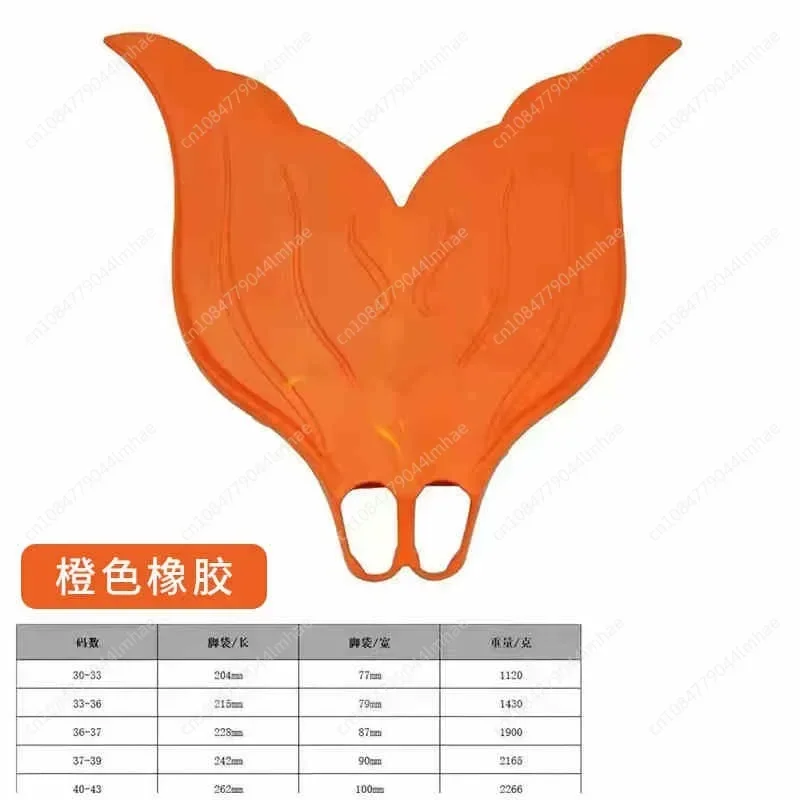 Adult Children Professional Mermaid Fins Water Sports Training Swimming Soft Rubber Large Monofin Kid Foot Flipper Swim Shoes