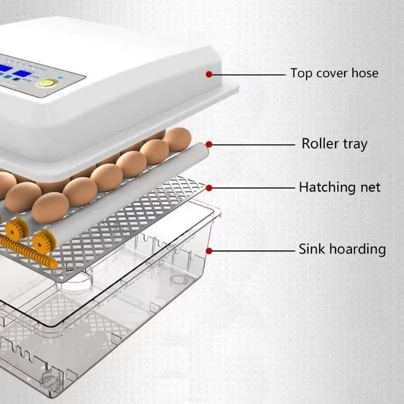 2024 High-quality Classic Fully Automatic Egg Incubator THD176 Hatching Machine For All Eggs Chicken Duck Turkey Goose