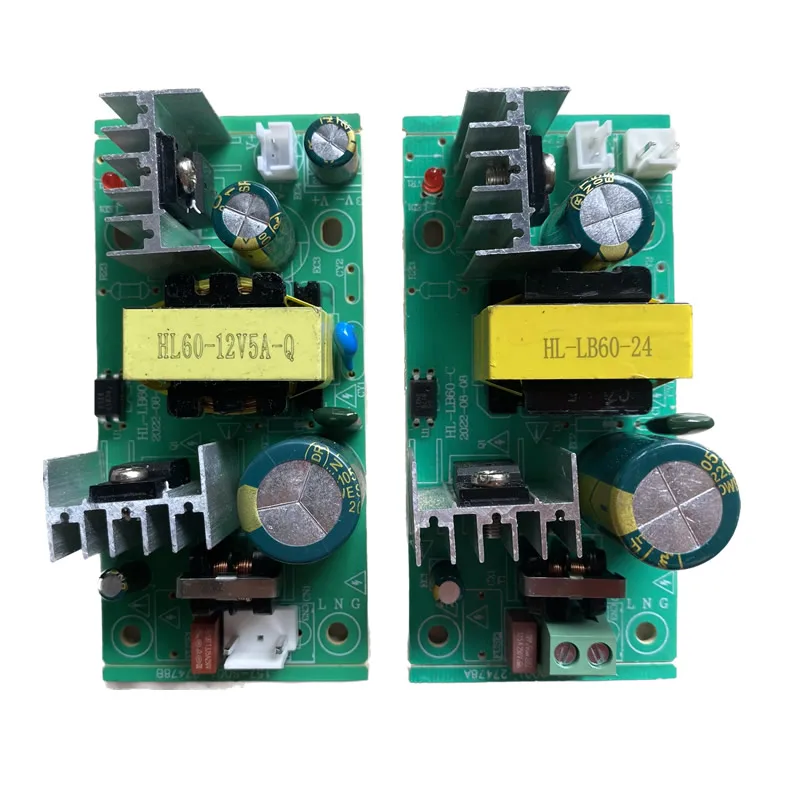 HL60 w Led lampu Par Drive Power 24V/2.5A 12V5A Power Supply 60W Power Board LED