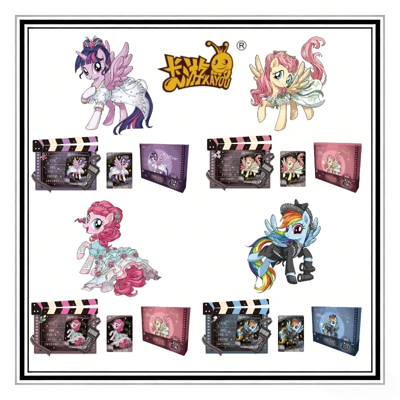 kayou-little-horse-baoli-card-g4-classic-eternal-gift-box-carte-da-collezione-ufficiali-originali-giocattolo-da-collezione-per-festival-regalo