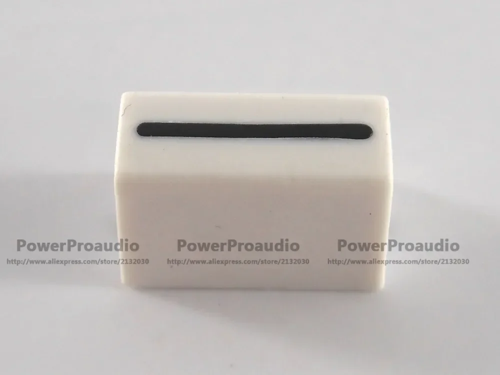 100 pcs New Channel Cross fader Fader Cap Knob For  56 57 61 62 64 68( white Color )