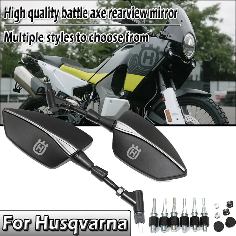 Uniwersalne regulowane lusterka wsteczne 8/10mm do Husqvarna Svartpilen 401 250 701 Vitpilen 250 Norden 901