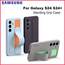 Original Samsung Galaxy S24 S24+ S24Plus Standing Grip Case Smartphone Case