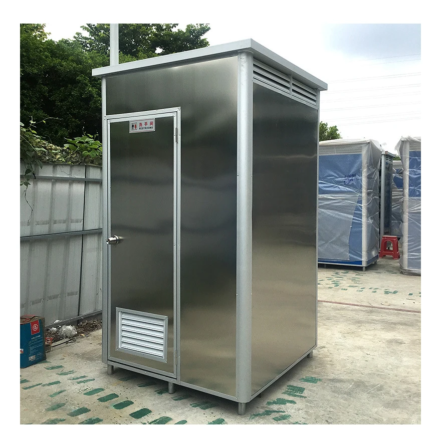 Portable Mobile Outdoor Bathroom Low Cost Construction Site Portable Toilet