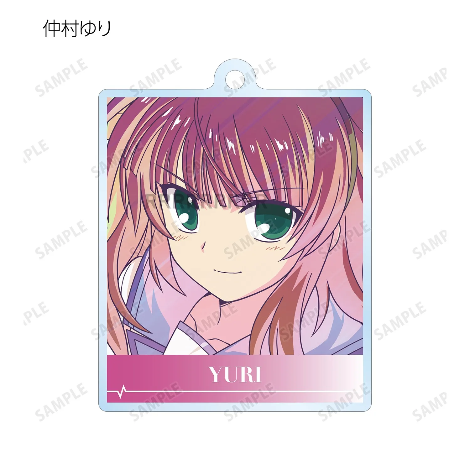 Game Tachibana Kanade Yui Iwasawa Masami Otonashi Nakamura Yuri Keychain Doll Anime Acrylic Keyring Pendant for Gift