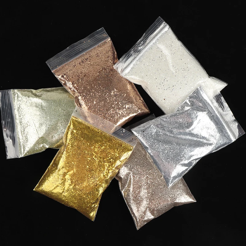 50g caffè marrone Glitter resina epossidica riempitivo materiali di riempimento resina fai da te Mix paillettes esagonali moldes de silicona para