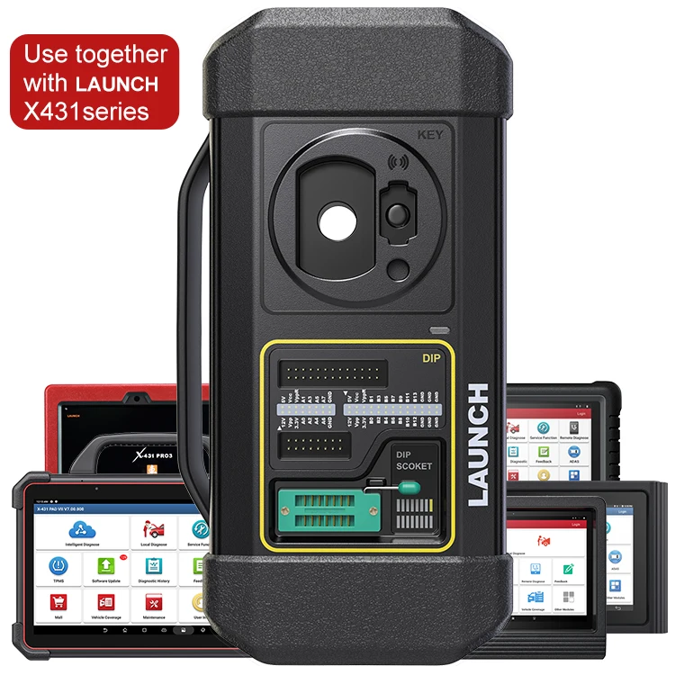 LAUNCH X431  Car Key Programmer XPROG3 OBD2 Scanner Smart Key Remote Fob, 1000+ ECU/MCU EEPROM Read Write & Cloning, All Keys Lost Solution for Multi-Brand Vehicles, Fit for Launch X431 PRO V PLUS PAD