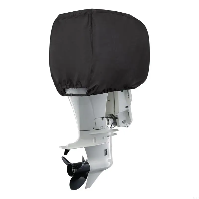 M76E 600D TPE Bootsmotorschutz, passend für Motoren mit 115 bis 225 wetterfest, leichtes Design, reißfeste Abdeckung – Detail 5