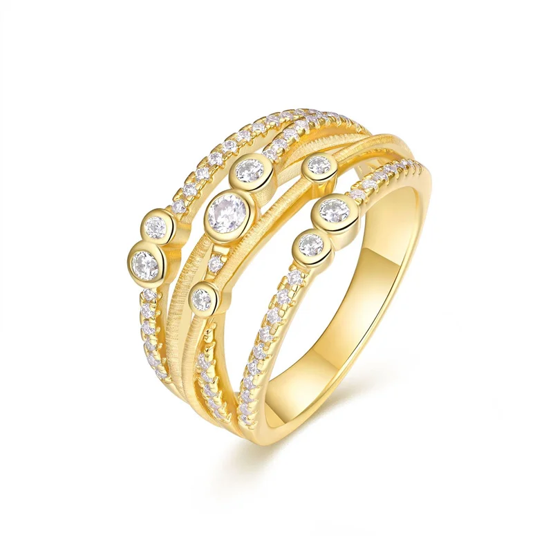 

R13999-BH Lefei модное модное роскошное кольцо с бриллиантами классическое муассанитовое кольцо с крестом и пузырьками женское s925 стерлингового серебра ювелирные изделия для вечеринок