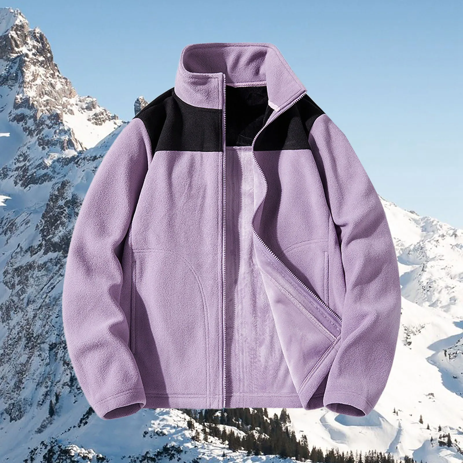 Women's Fleece Hooded Cardigan Sweater Sports Sweatshirt Casual Hiking Thick Fleece Jacket Sports Fashion Hooded Women's Jacket