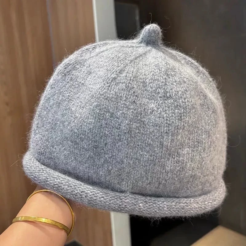 Cute and Warm Knit Beanie for Fall/Winter Unique Design Women's Knit Hat Casual and Versatile Beanie