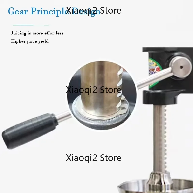 Stainless Steel Manual Fruit Press Juicer Machine Household Hand Operated Fruit Juice Extractor