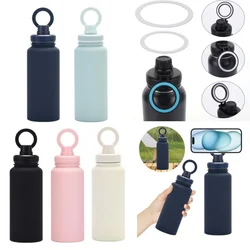 For MagSafe 1000ML Insulated Bottle Water Bottle with Rotating Phone Holder Thermal Water Cup Vacuum Cup for Outdoor Sports