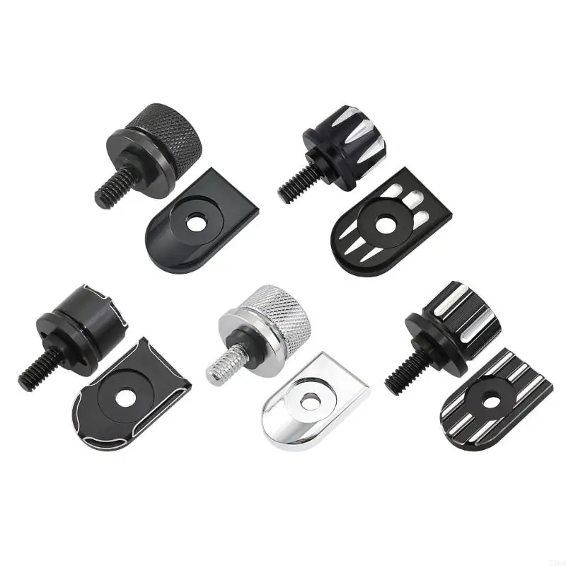 

Upgraded Rear Bolts Screw & Nut Quick Mount Easy Installation Lightweight Used for 1996-2022 Motorbike
