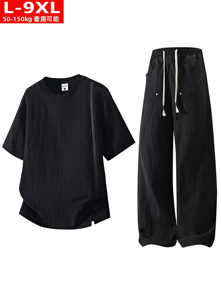 conjunto-de-verano-informal-para-hombre-de-lino-con-parches-cremallera-manga-corta-pantalon-largo-talla-grande-holgado-y-comodo-de-una-pieza