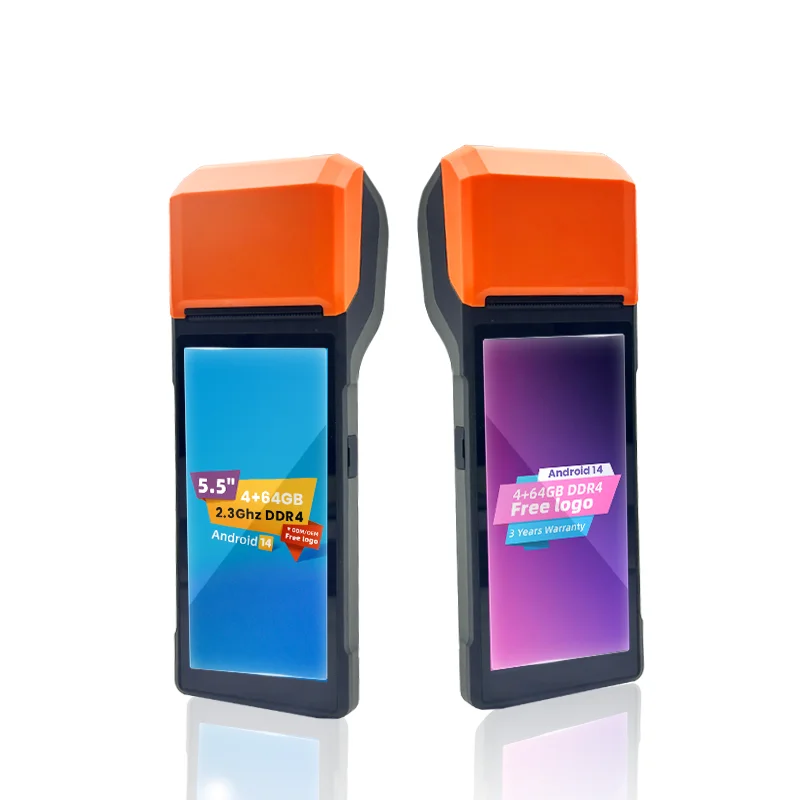 أندرويد Pos الدفع H10 H10P H10S H10C محطة صغيرة محمولة مع دعم الطابعة قارئ بطاقات NFC آلة نظام POS المحمول #2