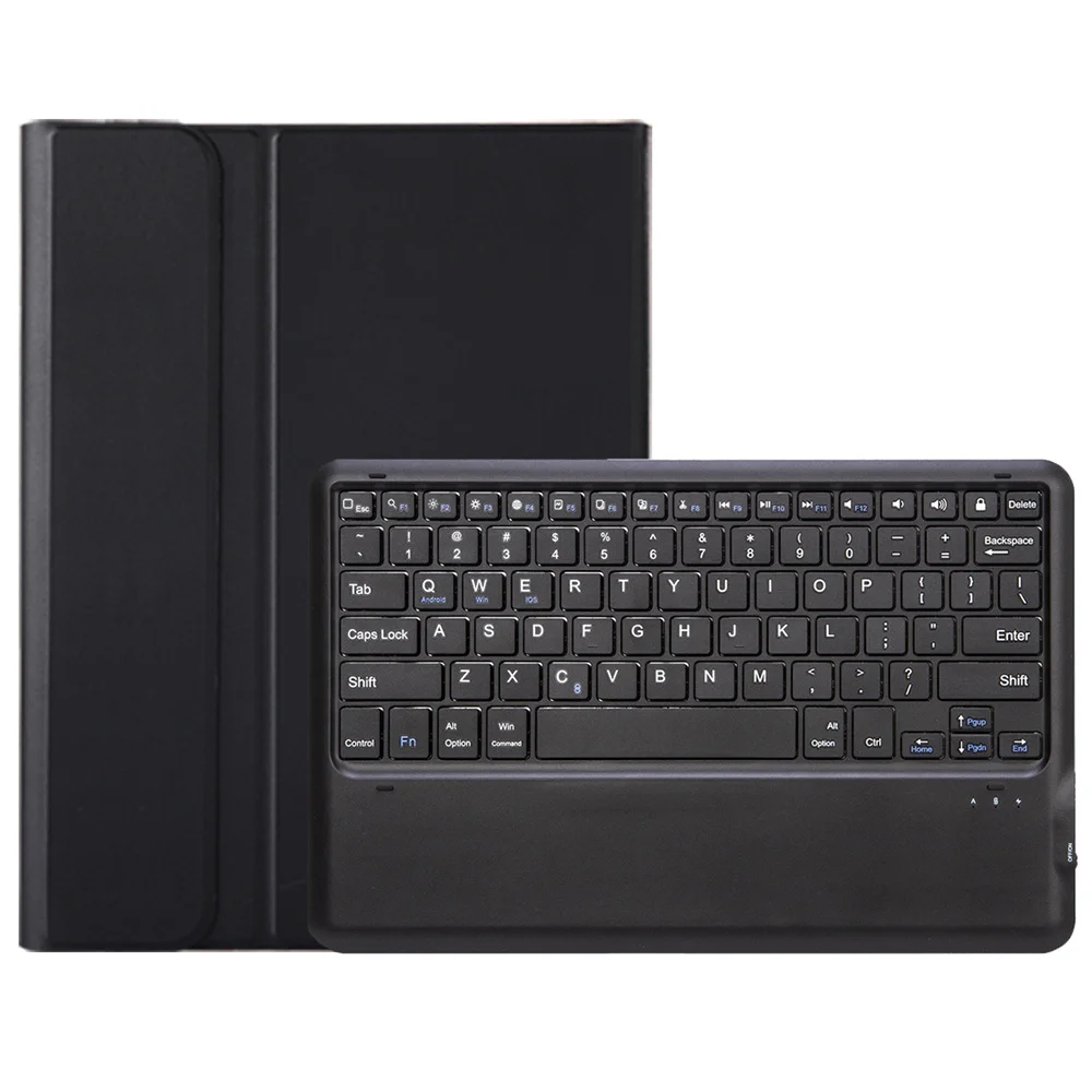 

AM26 For Lenovo Idea Tab Pro / Tab P12 Ultra-Thin Leather Tablet Stand Cover + Bluetooth-Compatible Keyboard - Black