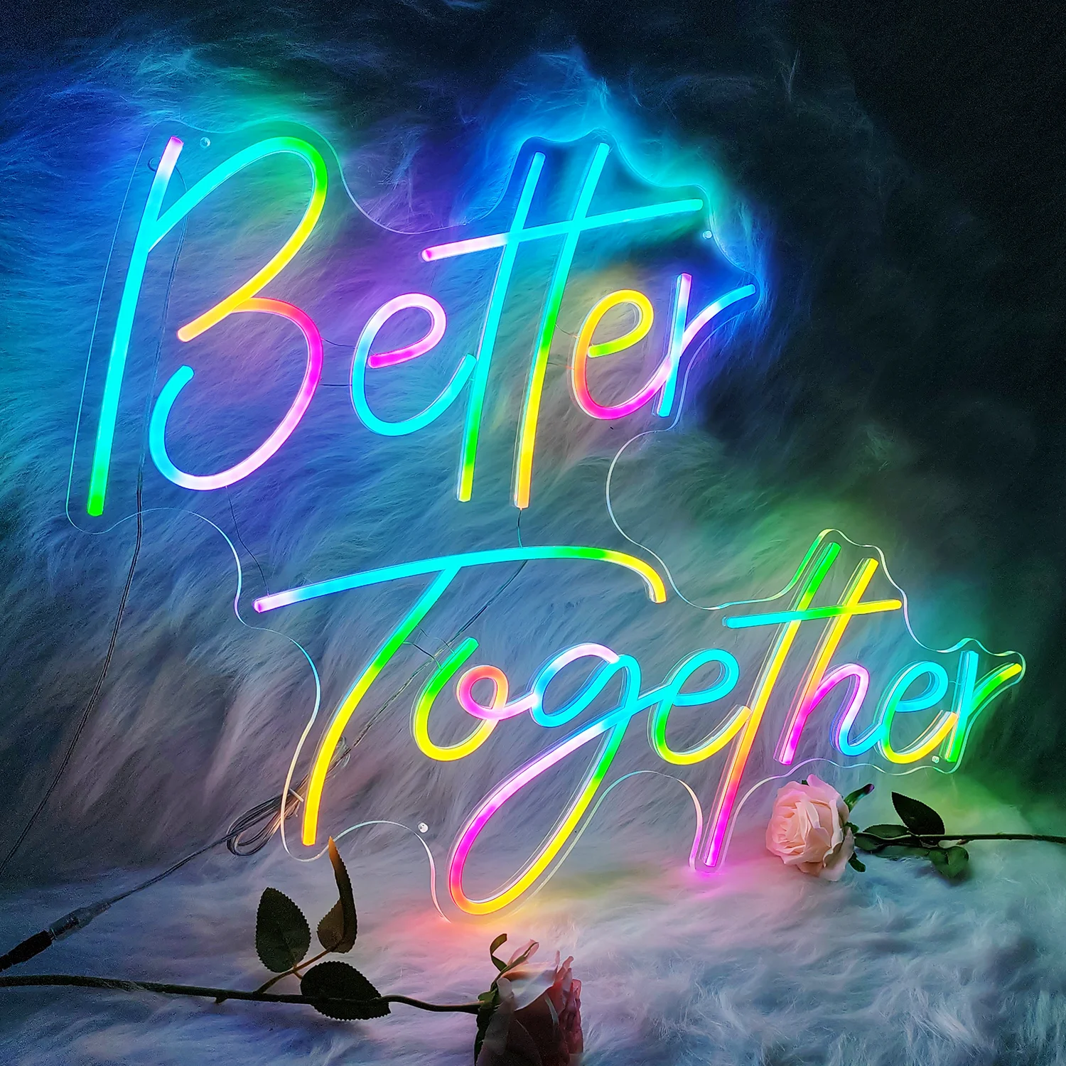 

Better Together, Full Color Neon Lights with over a Hundred Lighting Modes, Night Lights, Bedroom Decorative Lights