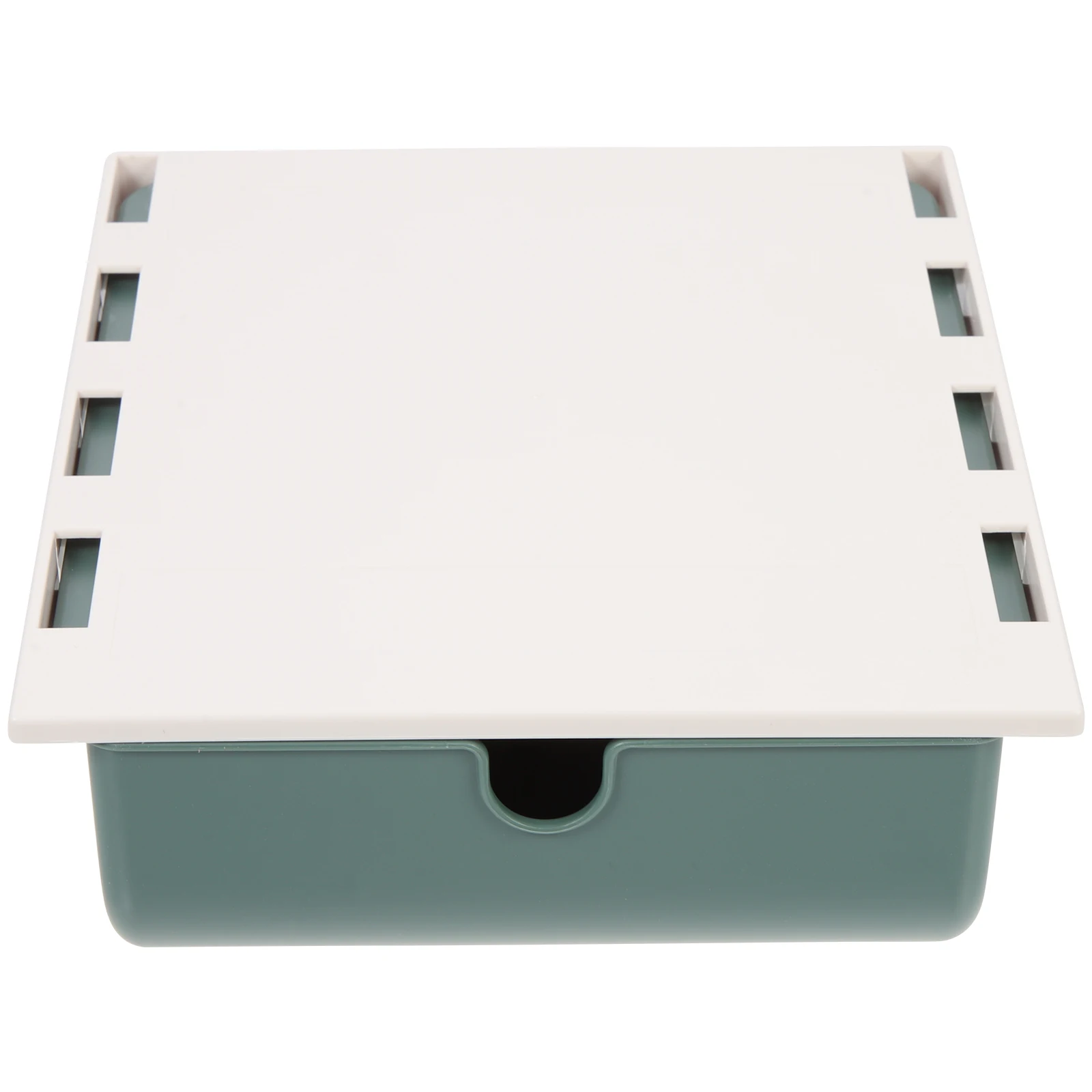 

Punch-Free Hidden Under Desk Drawer Adhesive Storage Box Desk Organization For Classroom