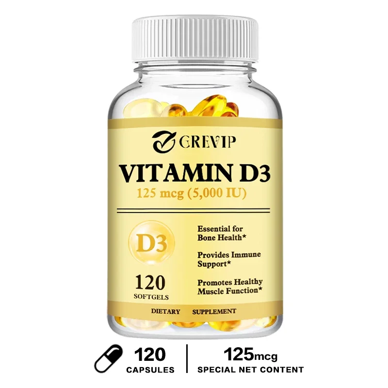 Vitamin D3 - Promotes Healthy Muscle Function and Immune SupportSupplement