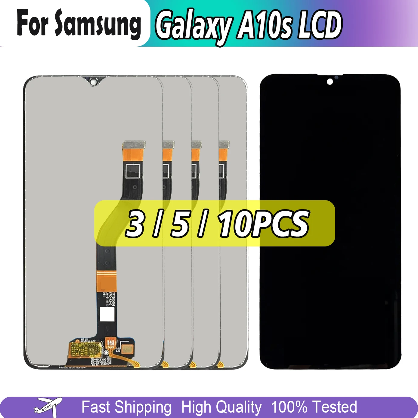 

3/5PCS Lcd For Samsung Galaxy A10s A107/DS A107FD A107F A107M LCD Display Touch Screen Digitizer Assembly Replacement