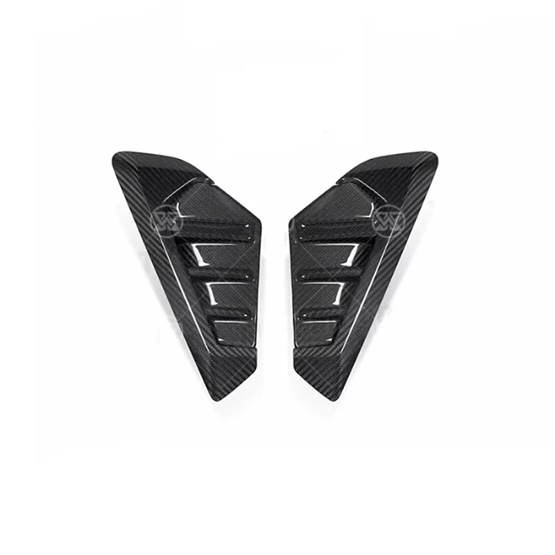 

For BMW X5 G05 LCI 2024+ Dry Carbon Fiber Side Wing Fender Air Intake Vent Panels Cover Canards Shark Gills Vent Body Kit