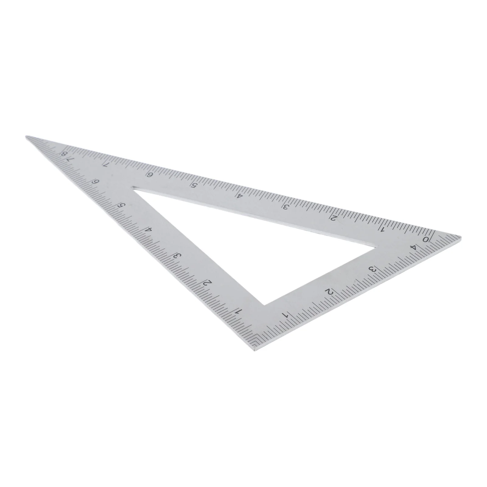 Set Square with 45 and 90 Degree Angles for Precise Measuring in Technical Drawing Carpentry and DIY Applications