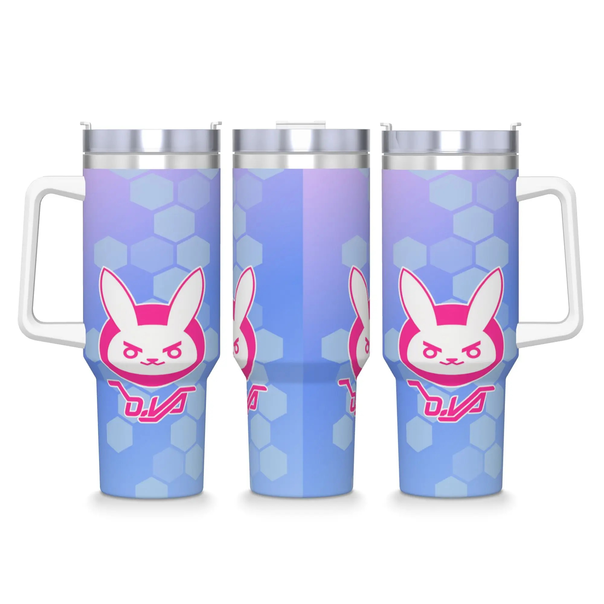 Stainless Steel Tumbler O-OverwatchES Thermal Mug  Portable Hot Drinks Car Mugs Travel Custom Water Bottle