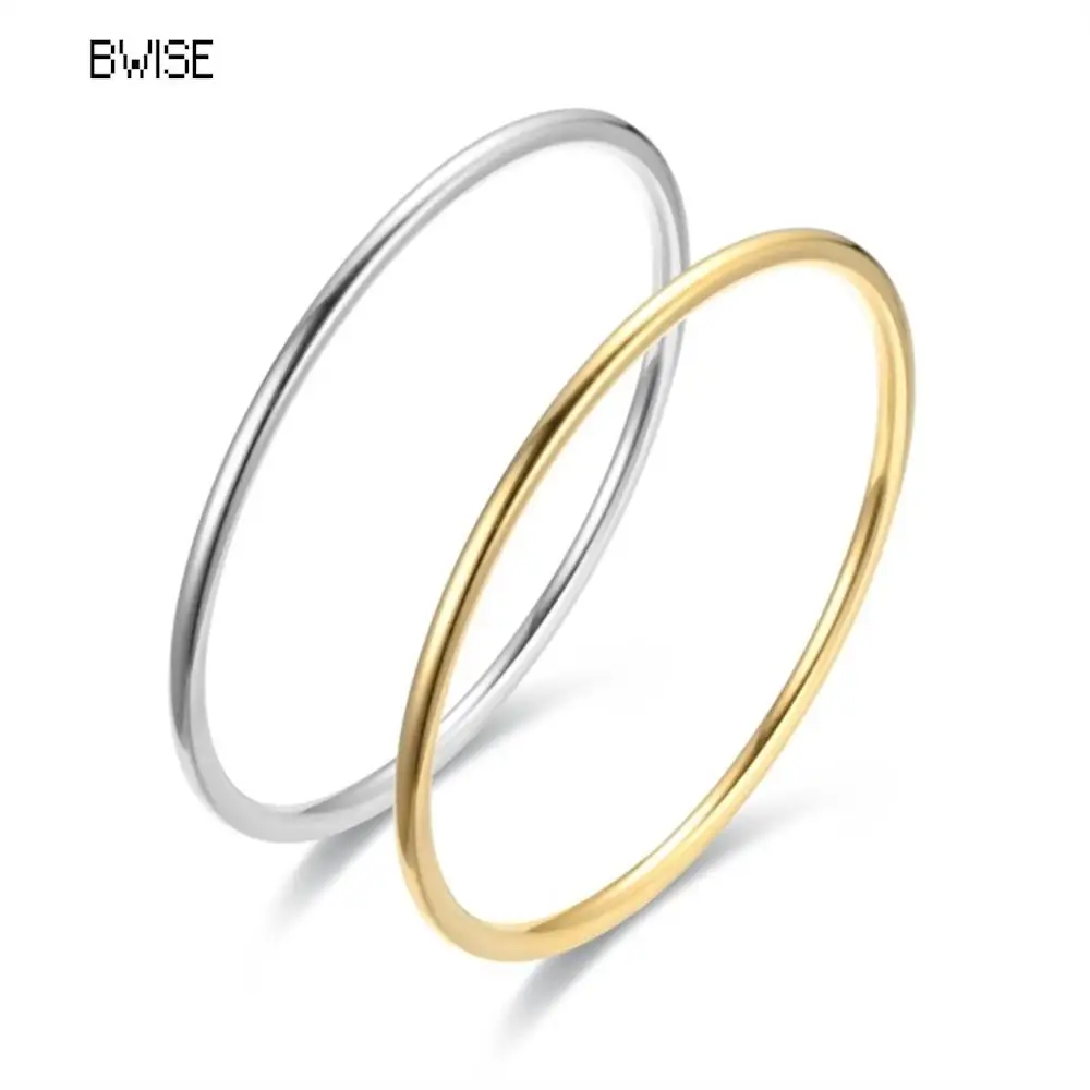 Fashionable Stainless Steel Bracelet For Women Round Minimalist Elegant Gold Color Bracelet Women\'s Accessories Popular Jewelry