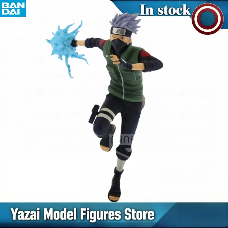 

В наличии Оригинальные фигурки BANDAI SPIRITS VIBRATION STARS NARUTO Shippuden Hatake Kakashi, модель для декора рабочего стола