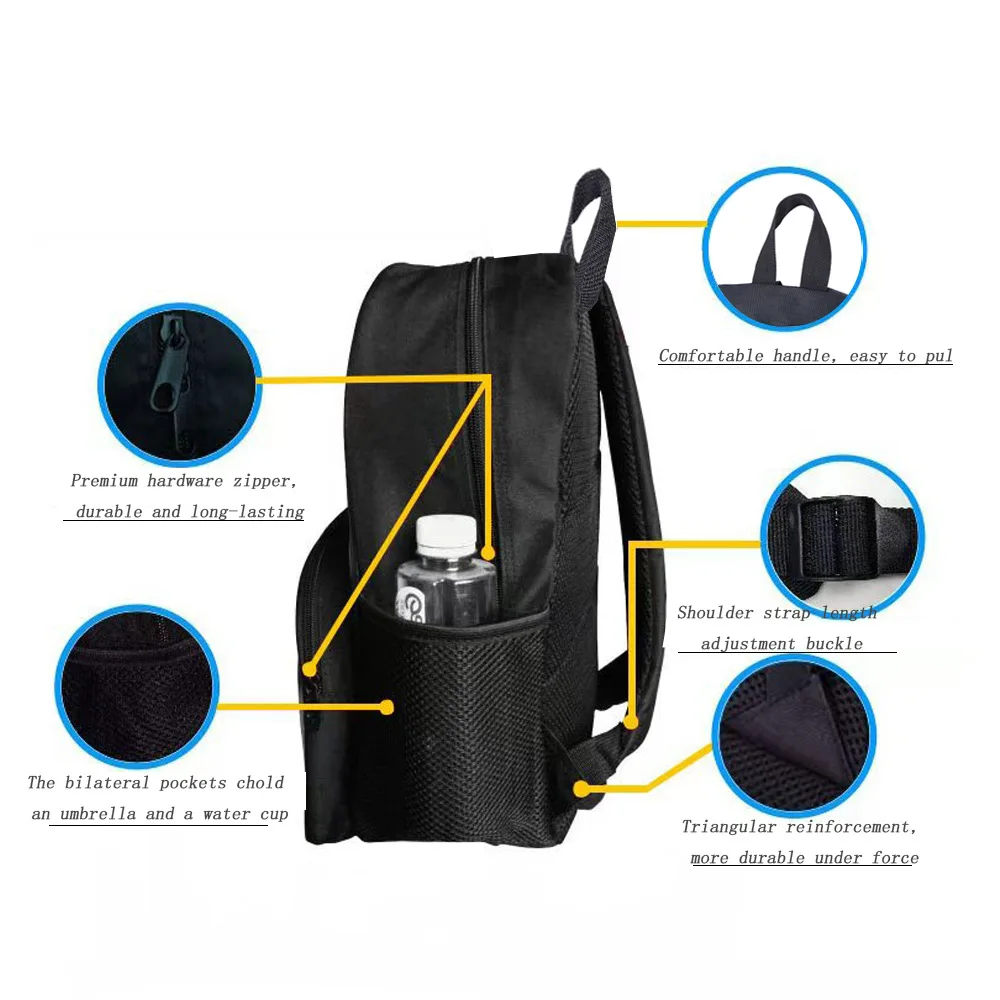 Super Zings Casual Backpack for Kids Teens Boys Girls Student School Bag Super Things Large Capacity Simple Design Mochila Gift