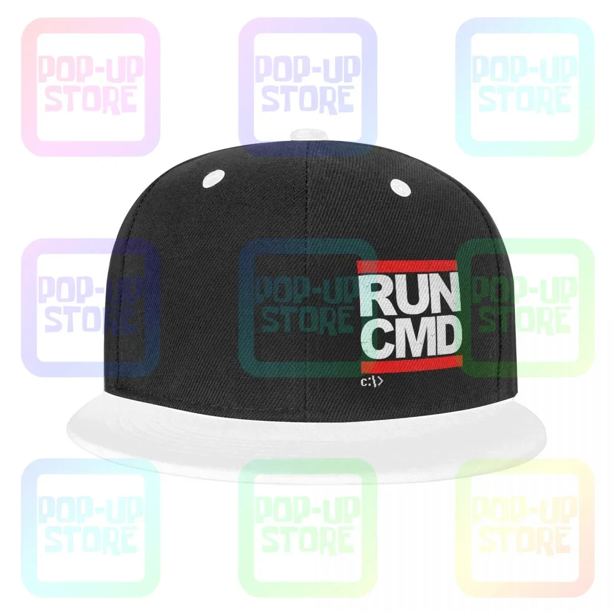 Run Cmd Dmc Hacker Computer Scientist Snapback Cap Colorful Baseball Caps Hat Splicing Adjustable