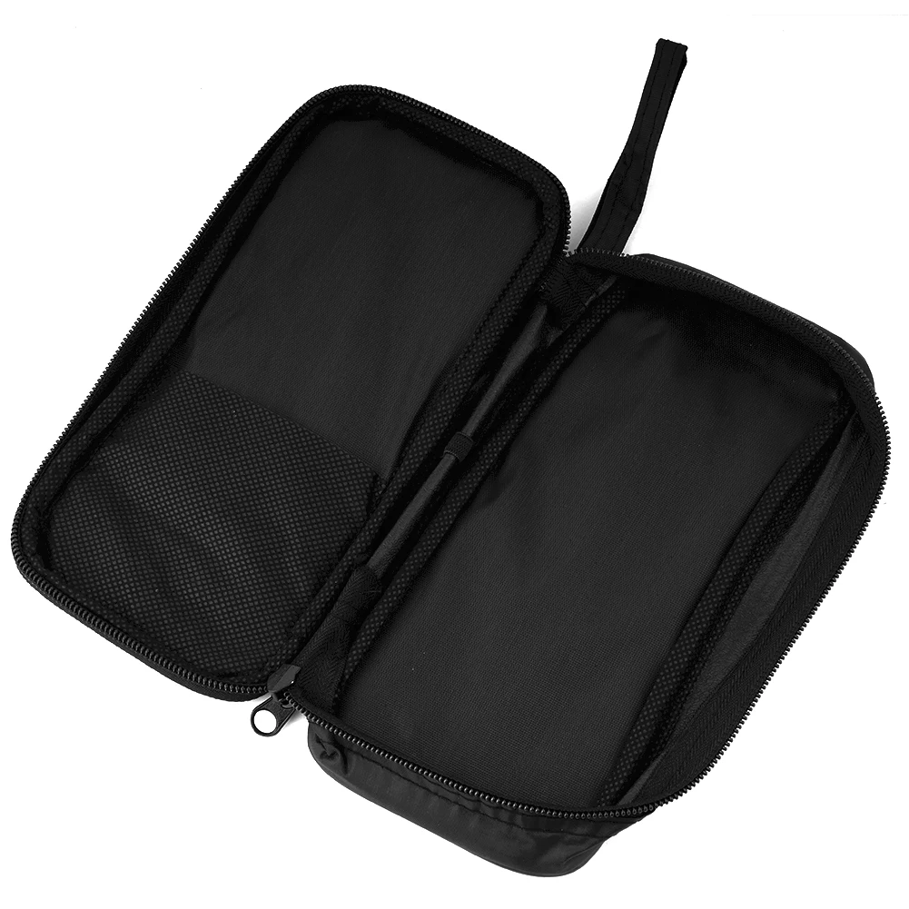 Imagem -05 - Bolsa de Nylon Impermeável para Multímetro Digital Mini Ferramentas Caixas de Armazenamento Preto Acessórios Organização Case Ferramenta-bags s m l