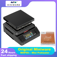 MINIWARE MHP50 Mini Hot Plate Preheater Constant Temperature Heating Table 350℃  5*5cm Heating Area Intelligent Heating Tool