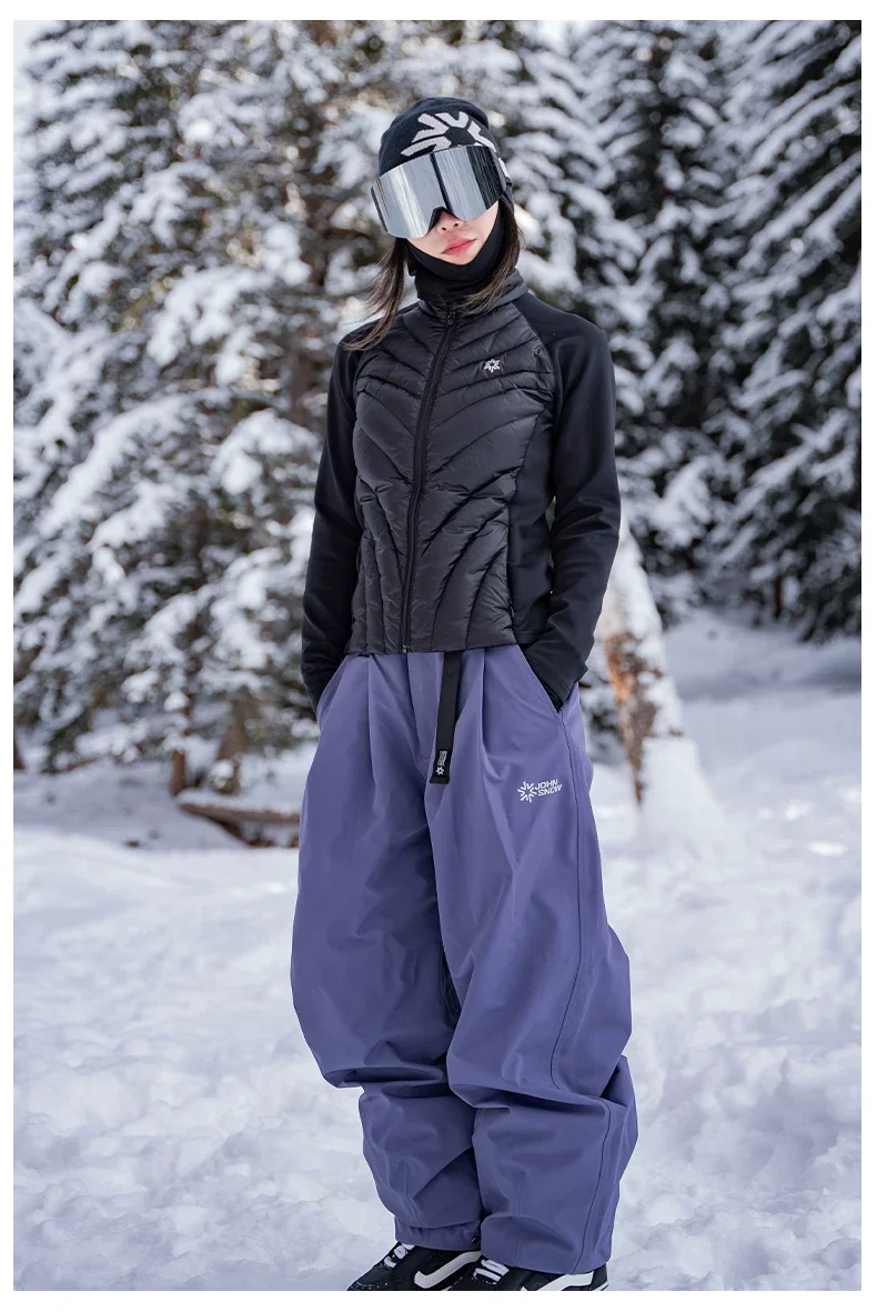 2026 John Snow Skianzug für Damen und Herren, Wasserdicht, Winddicht, Warm, Vollständig Gummiversiegelt, Neuer Ski-Oberteil – Detail 34