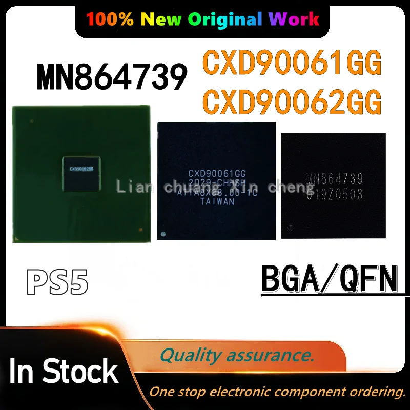 100% Original For Ps5 MN864739 QFN-80 CXD90061GG CXD90062GG BGA New Chipset