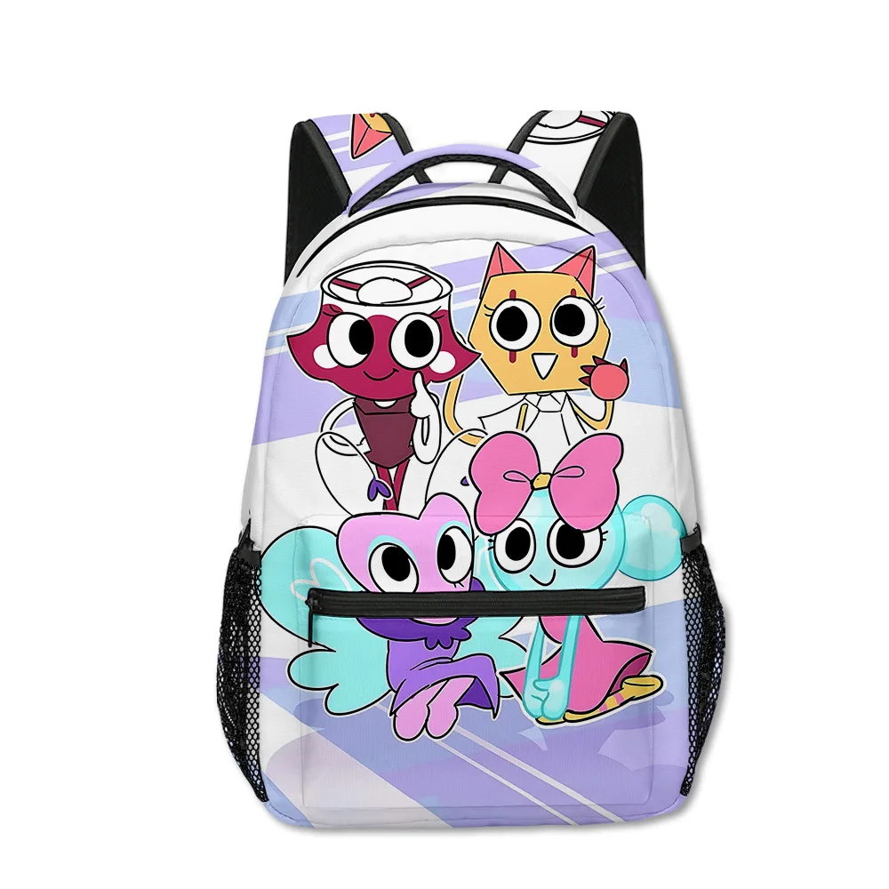 

Trendy Popular Funny Dandy's World student Bookbag Notebook Backpacks 3D Print Oxford Waterproof Boys/Girls Travel Backpacks