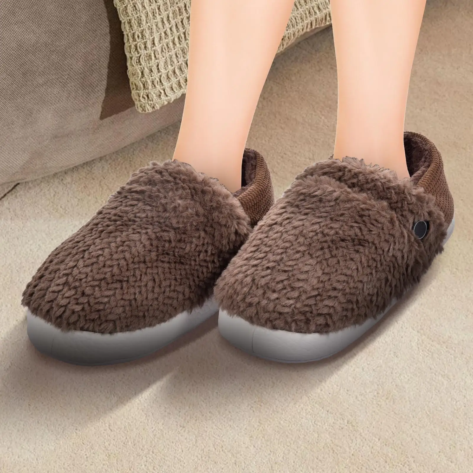 

Грелка для ног с подогревом, теплые электрические грелки для ног с USB-подогревом, моющиеся ботинки для мужчин и женщин, дома, кемпинга, кабины, путешествий, офиса, в помещении