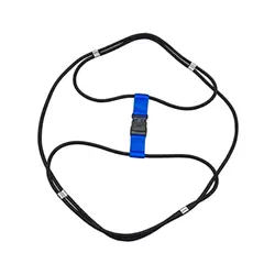 Trash Can Lock, Trash Lid Lock, Trash Can Strap, Adjustable Bungee Cord, for
