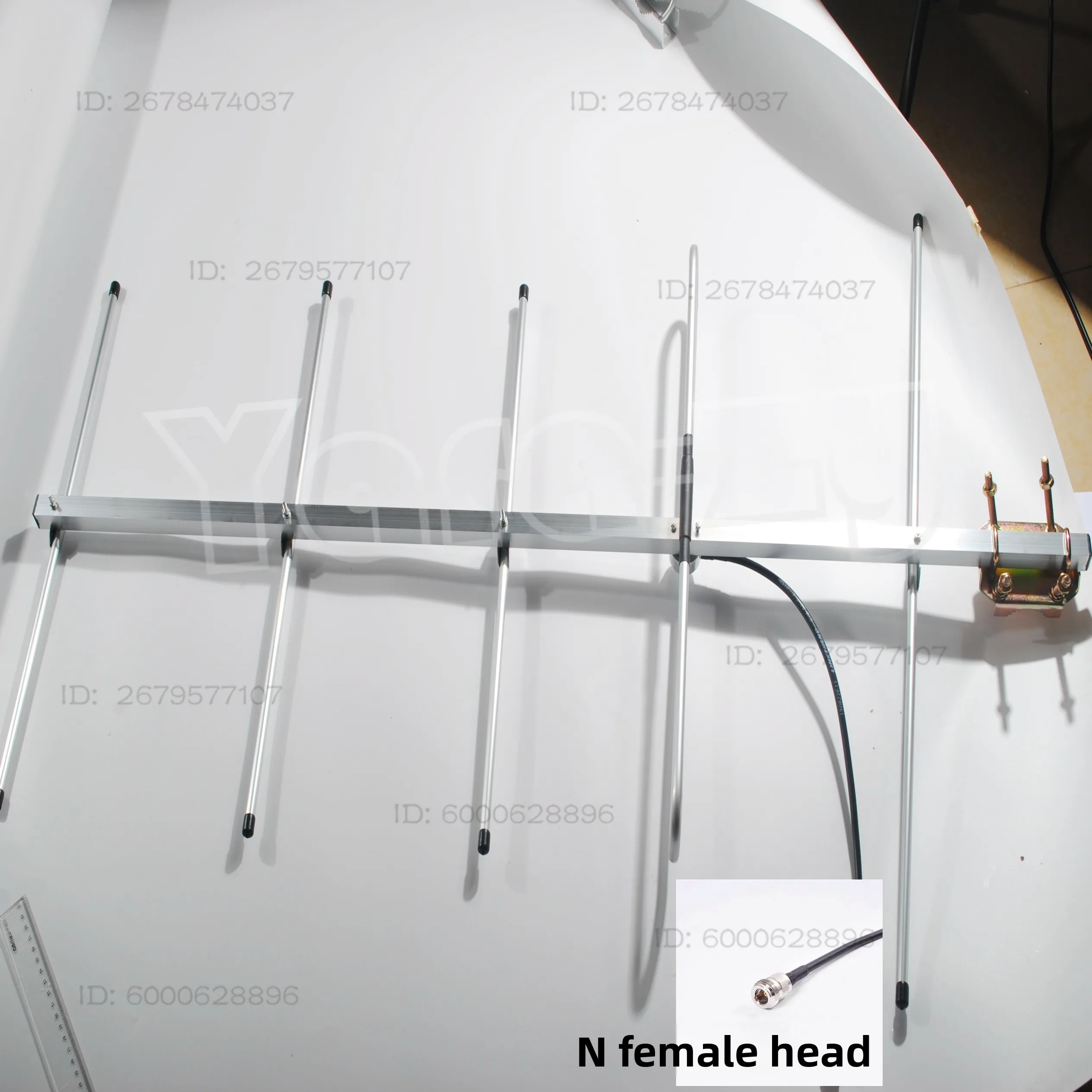 VHF Band Yagi Antenna 145MHz – 5-Element High Gain Directional for Outdoor Communication, Ham Radio & Satellite Signal Reception