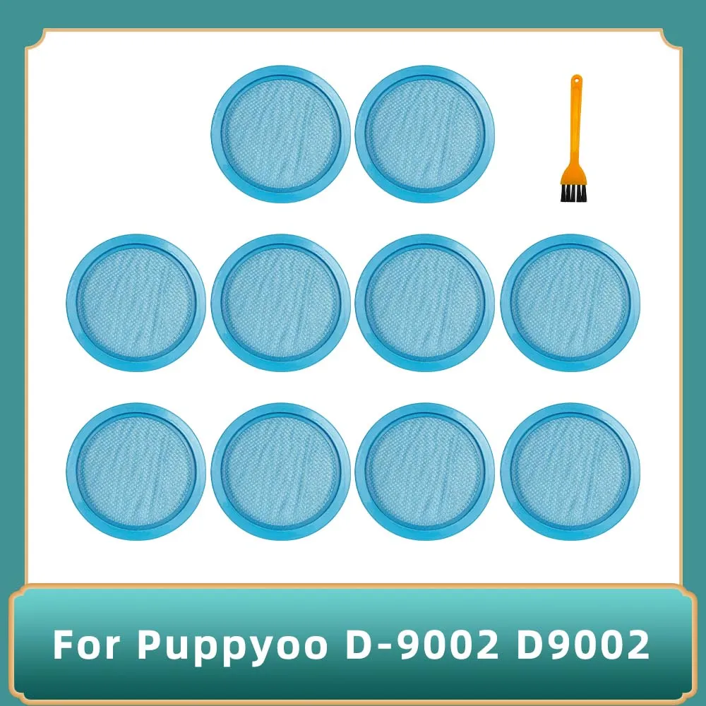 For Puppyoo D-9002 D9002 Robot Vacuum Cleaner Replacement Diameter 117mm Dust Filters Accessories Attachment Spare Parts kit