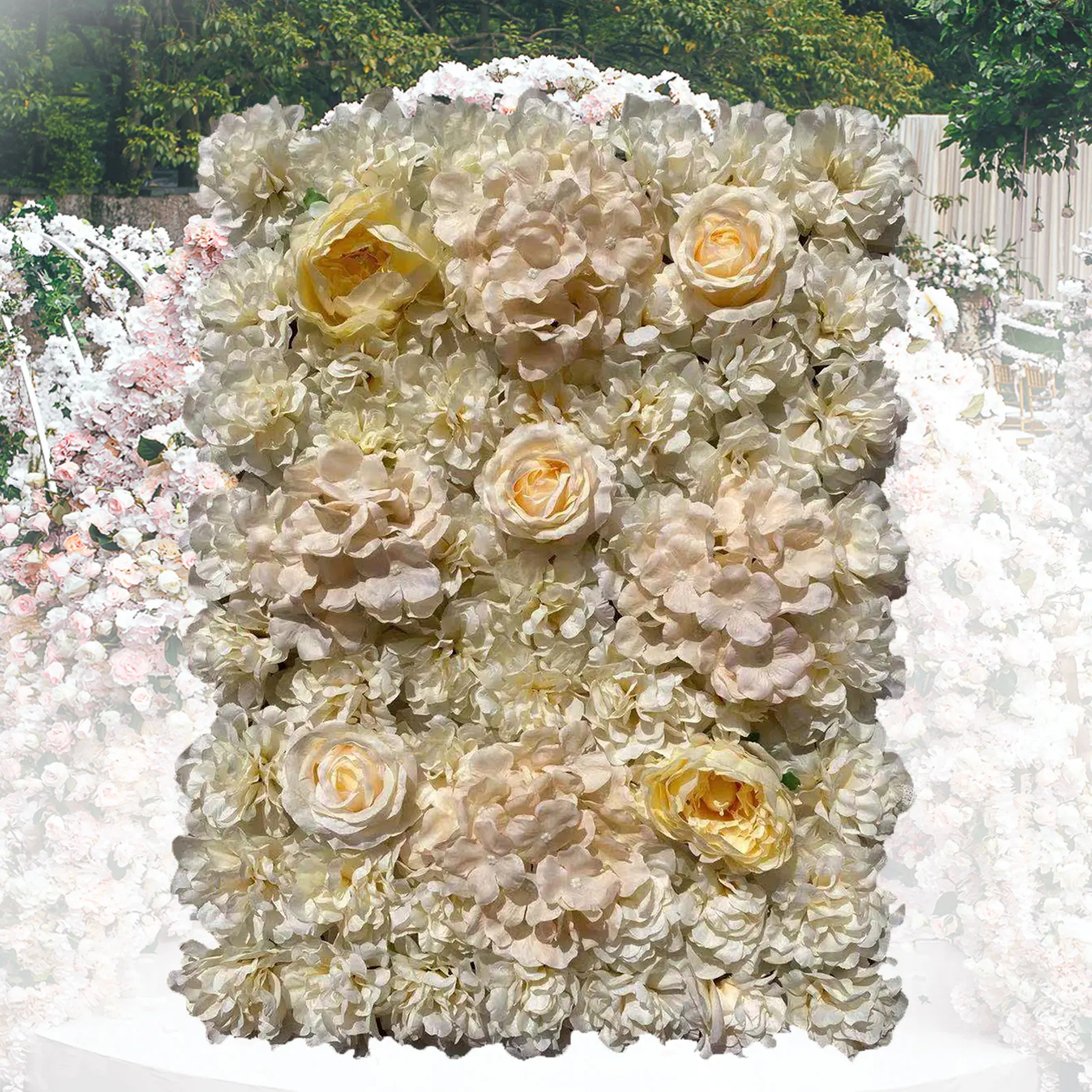 

Artificial flower panel Panels Party Garden Backyard Home Decor Props