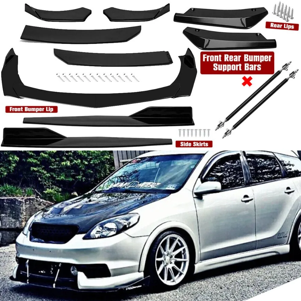 

For Toyota Matrix Front Rear Bumper Lip Spoiler Splitter Body Kit Side-Skirt United States