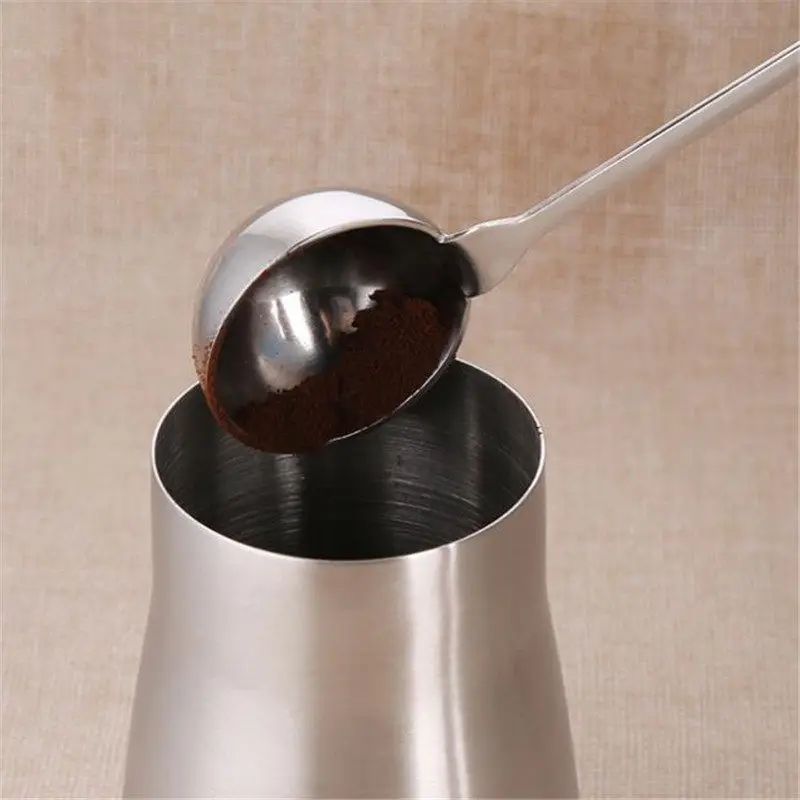 Cuchara Medidora de Café de Acero Inoxidable 304 de Grado Alimenticio 10G, Cuchara Medidora de Té Multifuncional, Herramienta de Cocina para Cacao, Harina y Crema