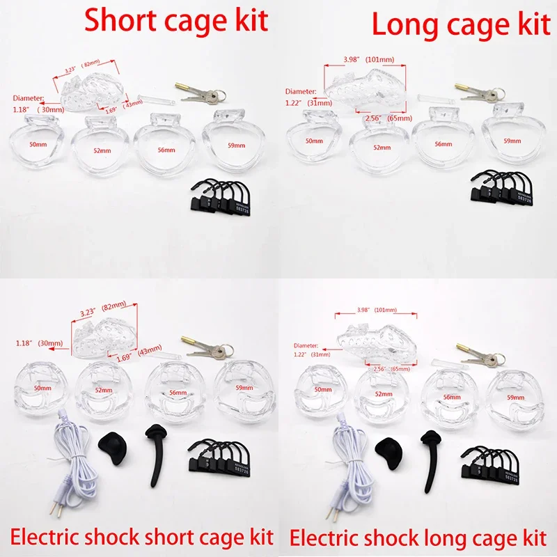 Male Chastity Lock Electric Shock with Urethral Plug Breathable Cock Cage Adult Games Penis Stimulation Adult Sex Toys Gay Men18