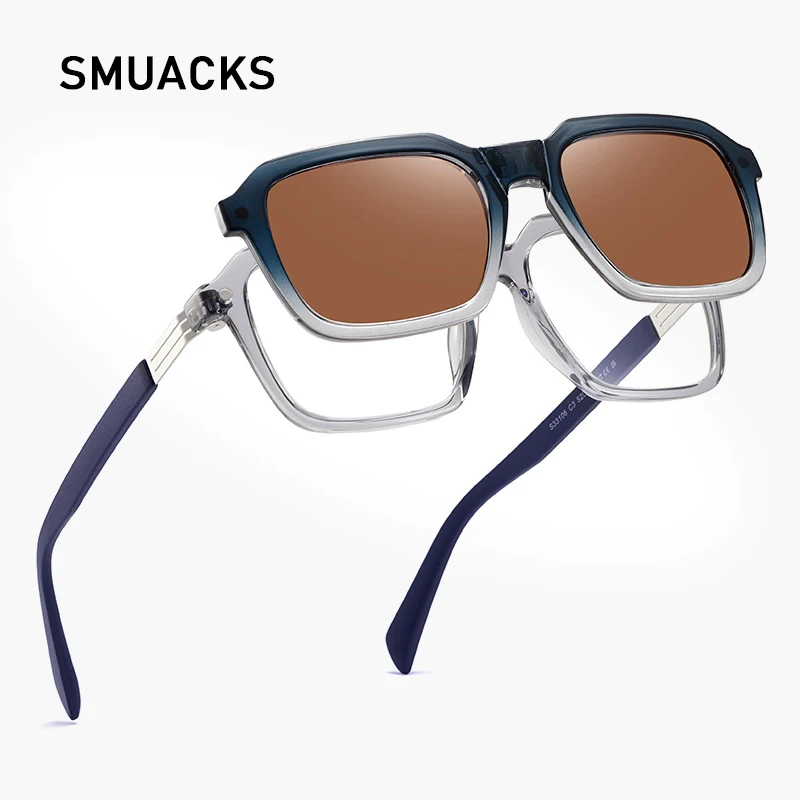 

Fashion Sunglasses Man Clip On Polarized Sun Glasses Women Folding Glasses Luxury Brand Vintage Myopia Optical Eyelasses Frame