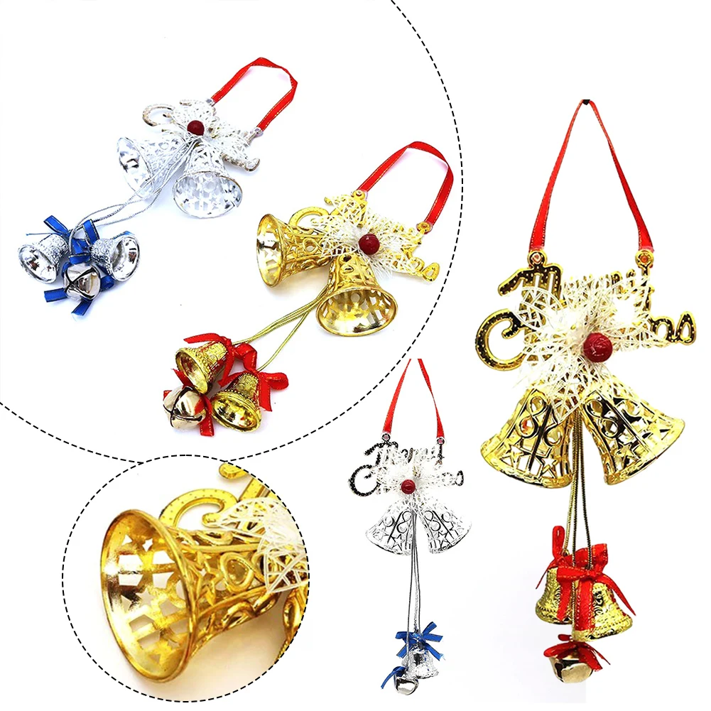 Decorazione natalizia Campana natalizia Jingle Bell Accessori natalizi per la casa Trasparente appendibile Bellissimo metallo Nuovo di zecca