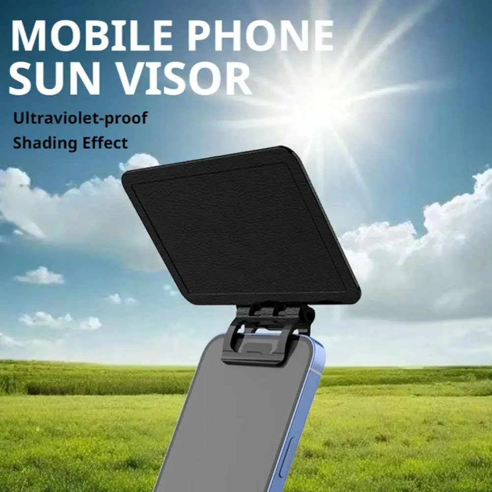 

Phone Sunshade, Adjustable Phone Visor Clip Outdoor Sunshade Cover Anti-Reflection Phone Screen Sunshade for Smartphones